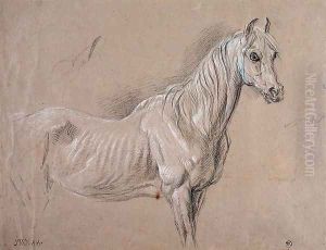 A Mare: possibly a study for LAmour de Cheval, 1827 by James Ward