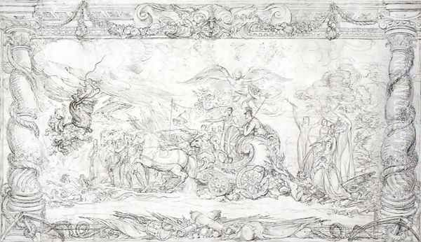 Design for The Waterloo Allegory, c.1815-22 - view 1