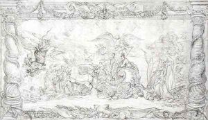 Design for The Waterloo Allegory, c.1815-22 by James Ward