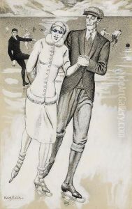 Ohne Titel by Rudolf Bauer