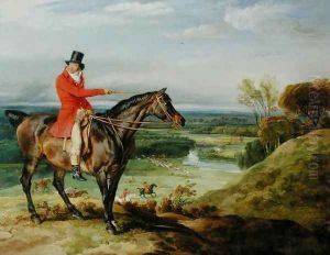 John Levett hunting in the Park at Wychnor, Staffordshire, 1814-18