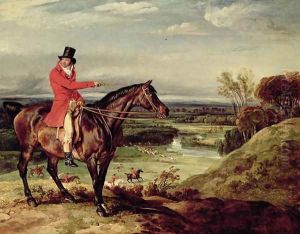 John Levett hunting in the Park at Wychnor by James Ward