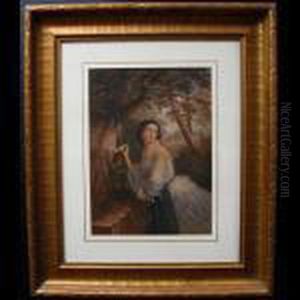The Lovers Letter Box; The Day Before Marriage by George Baxter