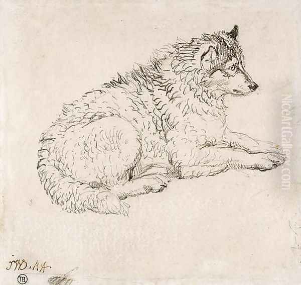 Arctic Dog, Facing Right - view 1