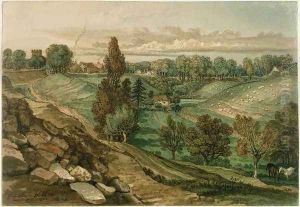Chiseldon, near Marlborough, Wiltshire, 1822 by James Ward