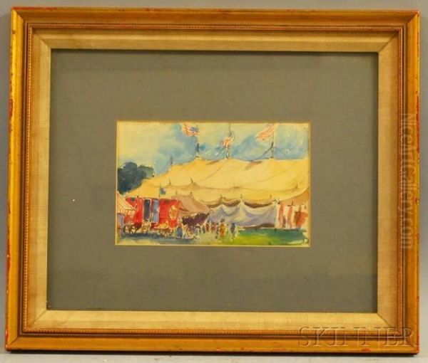 Sig Sautelle's Circus, Newport, July 1913 - view 1