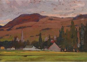 Autumn Landscape by John William Beatty