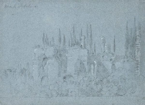 Roman Ruins On Mount Palantine - view 1