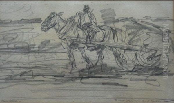Horse And Cart With Rider - view 1