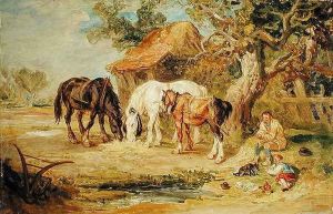 The Midday Meal, c.1830-40 by James Ward