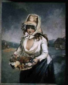 Summer, engraved by the artist, pub. c.1805 by James Ward