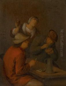 Small Inn Scene by Cornelis (Pietersz.) Bega