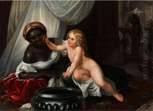 Die Mohrenwasche by Karl Joseph Begas