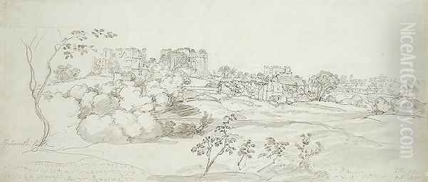 Kenilworth Castle, 1807 - view 1