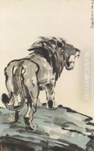 Lion by Xu Beihong