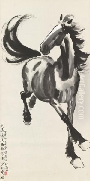 Galloping Stallion - view 1