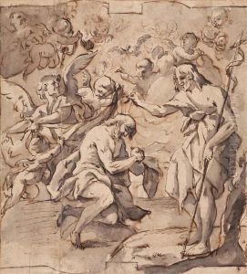 Taufe Christi by Giovan Battista Beinaschi