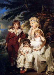Portrait Of The Hon. Juliana Talbot, Mrs Michael Bryan (1759-1801), With Her Children Henry, Maria And Elizabeth