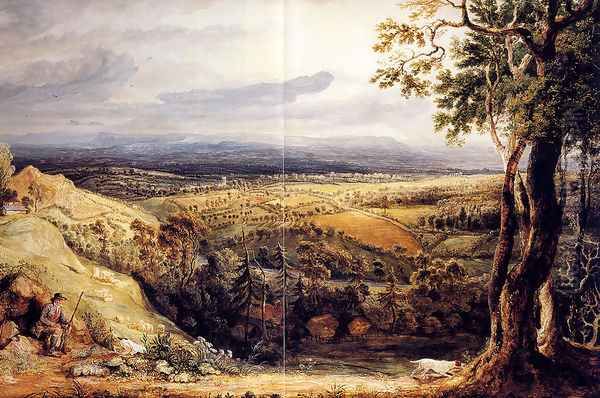 View In Somersetshire From Fitzhead, The Seat Of Lord Somerville - view 1