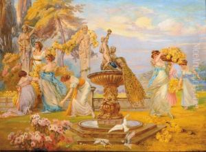 Scena Allegorica by Achille Beltrame