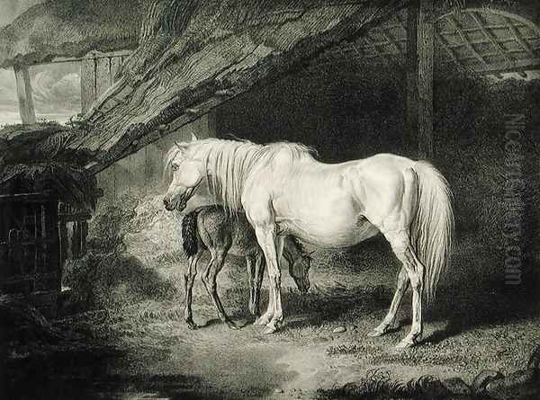 Primrose and Foal, from Celebrated Horses, a set of fourteen racing prints published by the artist, 1823-24 - view 1