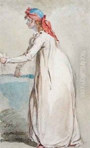 Mrs Morlands Portrait, c.1800-04 by James Ward