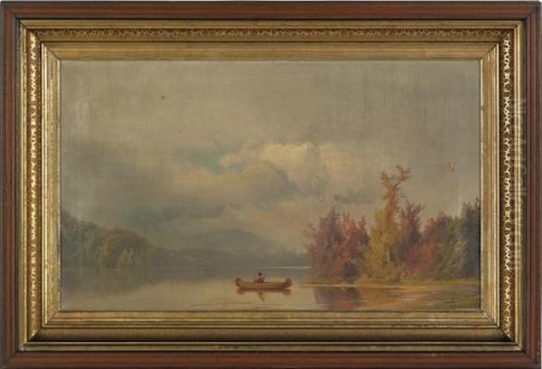 Autumn Lake Scene - view 1