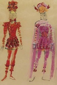Deux Costumes Pour Le Theatre by Christian Berard