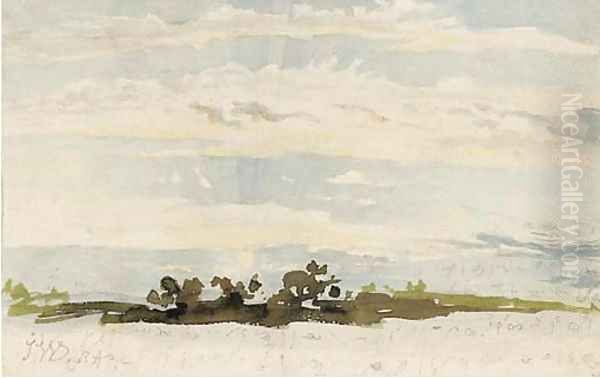 Landscape and sky study - view 1