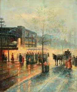 Railway Station by Antal Berkes
