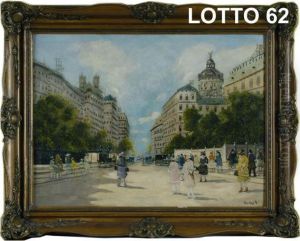 Strada Di Budapest by Antal Berkes