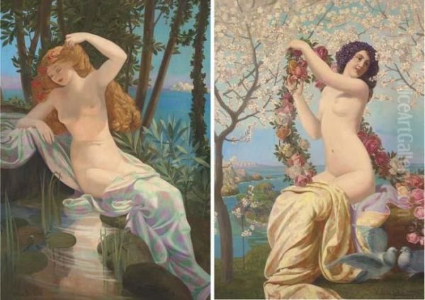 An Allegory Of Spring; And An Allegory Of Summer - view 1