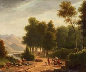 Landscape With Shepherds At A Well