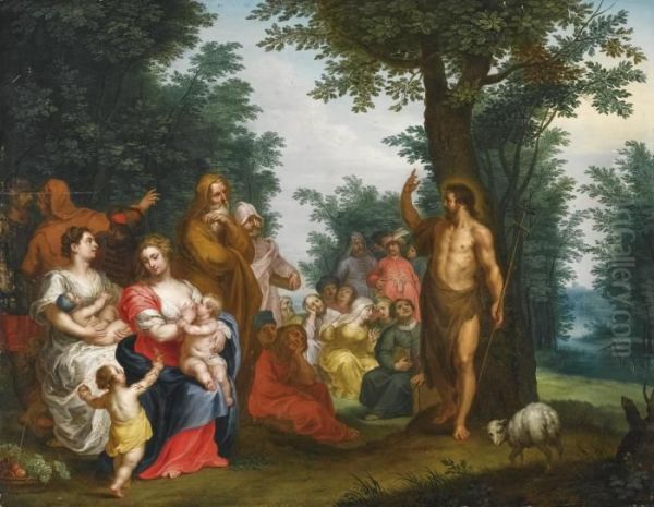 Saint John The Baptist Preaching - view 1