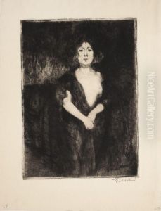 Le Modele Au Manteau Noir