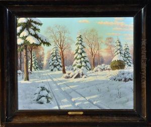 chemin De Foret Enneige