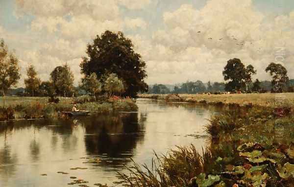 Late Summer on the River Mole, near Dorking, 1911 by Edward Wilkins Waite