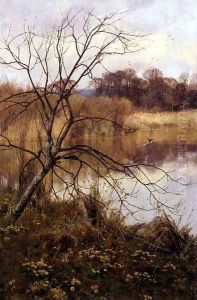Marsh Marigolds, Paddington Pond, Abinger Hammer, 1892