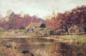 An Autumn Day at the Farm, 1919