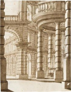 Architettura Con Porticato E Colonne
