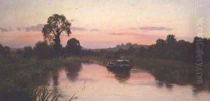 The Silent Highway, River Kennet, Woolhampton, Berkshire, 1911