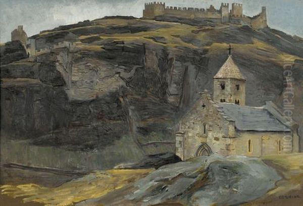 Le Chateau De Tourbillon Et La Chapelle De Tous-les-saints - view 1