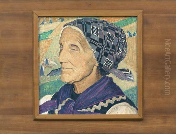 Old Woman From The Valais - view 1