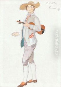 Le Violoniste by Ernest Bieler
