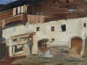 Maison A Saviese. by Ernest Bieler