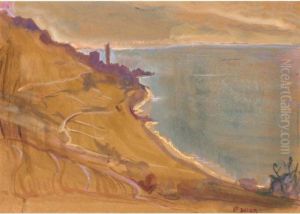 Vue Sur Saint-saphorin by Ernest Bieler