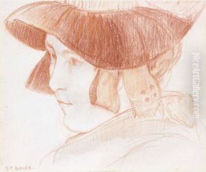 Portrait D'une Jeune Femme Portrait D'une Jeune Femme