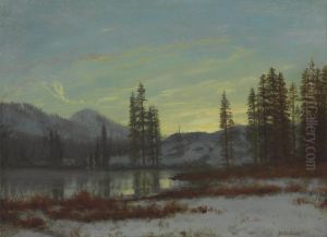 Snow In The Rockies by Albert Bierstadt