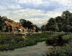 June in a Surrey Village (Abinger Hammer) 1902