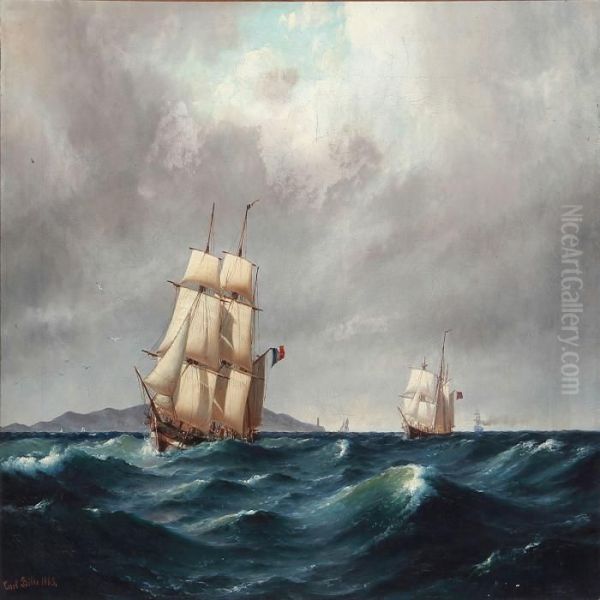 Seascape With A French Sailing Ship - view 1